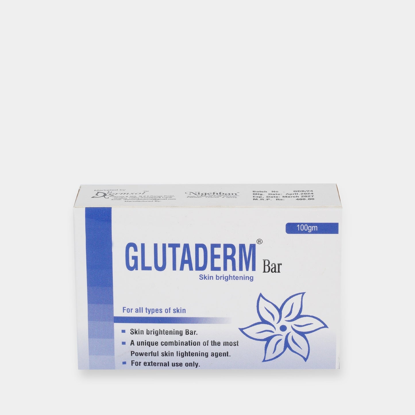 Glutaderm Medicated Bar