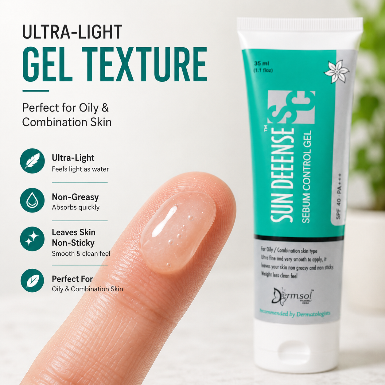Sun Defense Sebum Control Gel